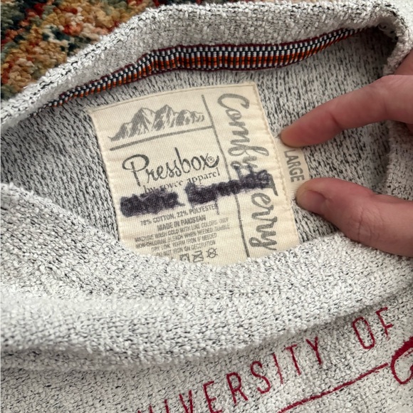 Pressbox Women's University of Alabama Long Sleeve Comfy Terry Sweater, Size L - Picture 3 of 3